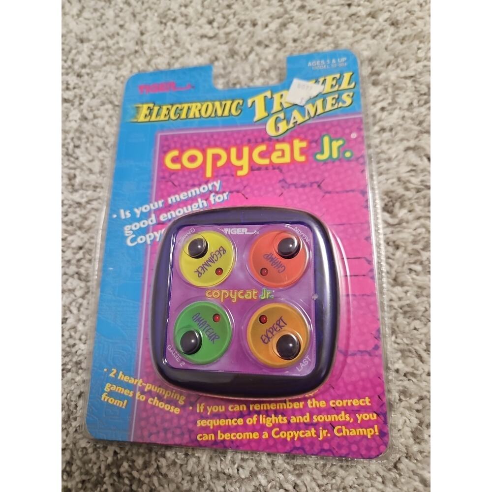 Copycat Jr. Electronic Handheld Game Tiger Electronics 1996 New Factory Sealed